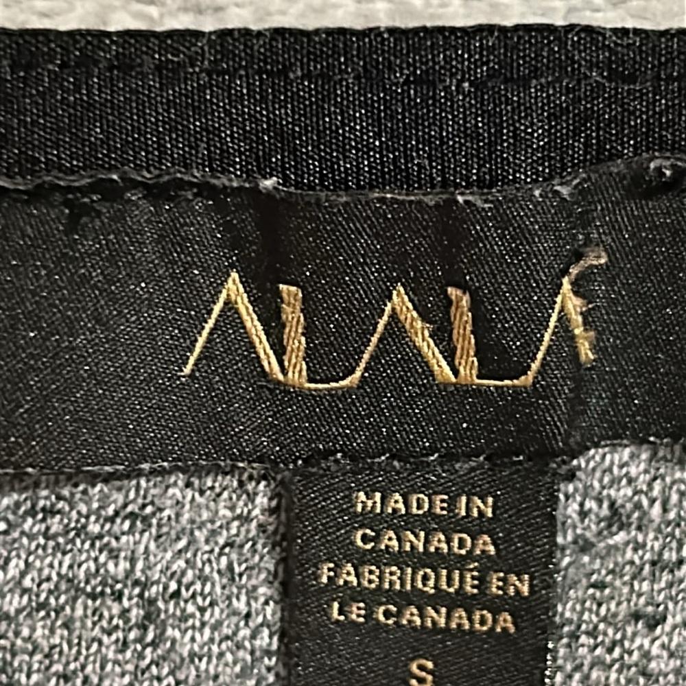 Alala Gray Color Block Asymmetrical Sweatshirt - image 2